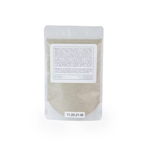 Red Maeng Da Kratom Powder back of bag