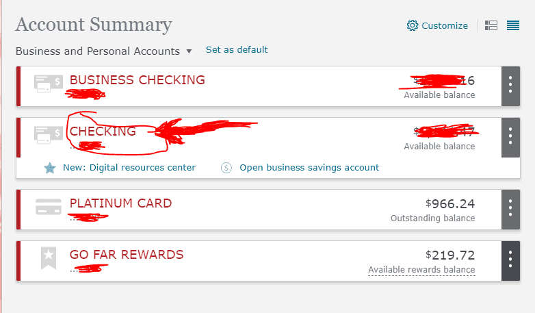 Account Selection