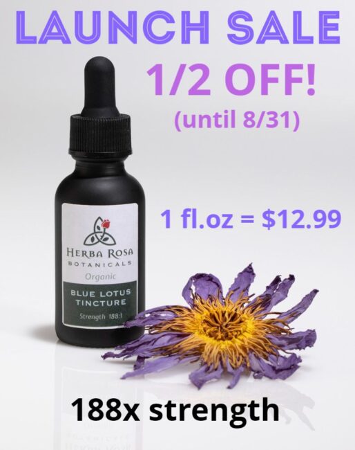 Love potion - Blue Lotus Tincture Launch Sale - Half off until 8/31