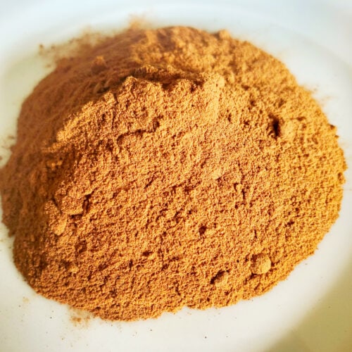 Close-up shot of Herba Rosa's Blue Lotus Extract Powder.